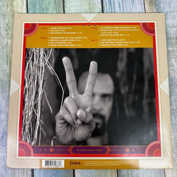 Michael Franti & Spearhead Soulrocker 2 Record Vinyl Set Signed - Picture 3 of 7